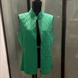 Talbots Outlet  Emerald Quilted Vest